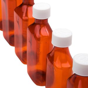 AVG Packaging Supplies Botellas de muestra ovaladas de ámbar líquido con tapas de empuje y giro, recipientes para medicamentos recetados de farmacia AVG Packaging Supplies Botellas de muestra ovaladas de ámbar líquido con tapas de empuje y giro, recipientes para medicamentos recetados de farmacia