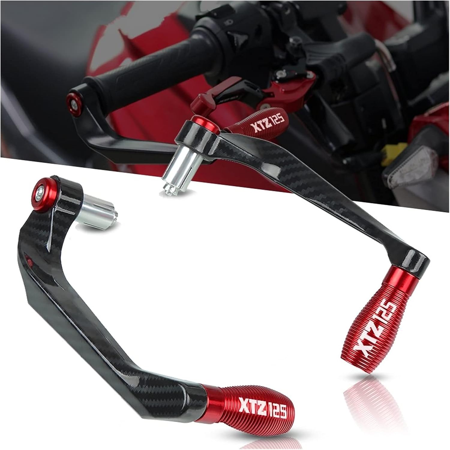 Para Yamaha XTZ 125 XTZ125 2014-2015 78″ 0.866in accesorios universales para motocicleta, palanca de freno de embrague protector Pro Guard palanca