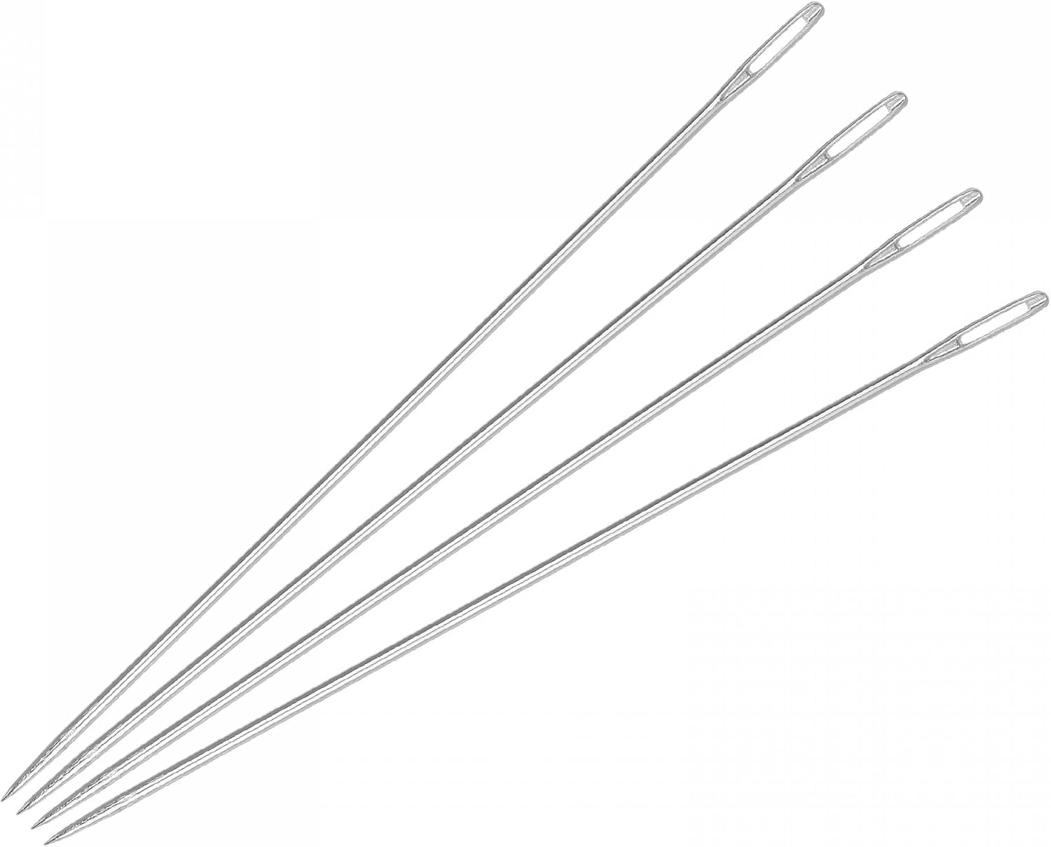 uxcell Agujas de coser rectas largas bordadas agujas de rebordear acero inoxidable 6.89 pulgadas 40pcs