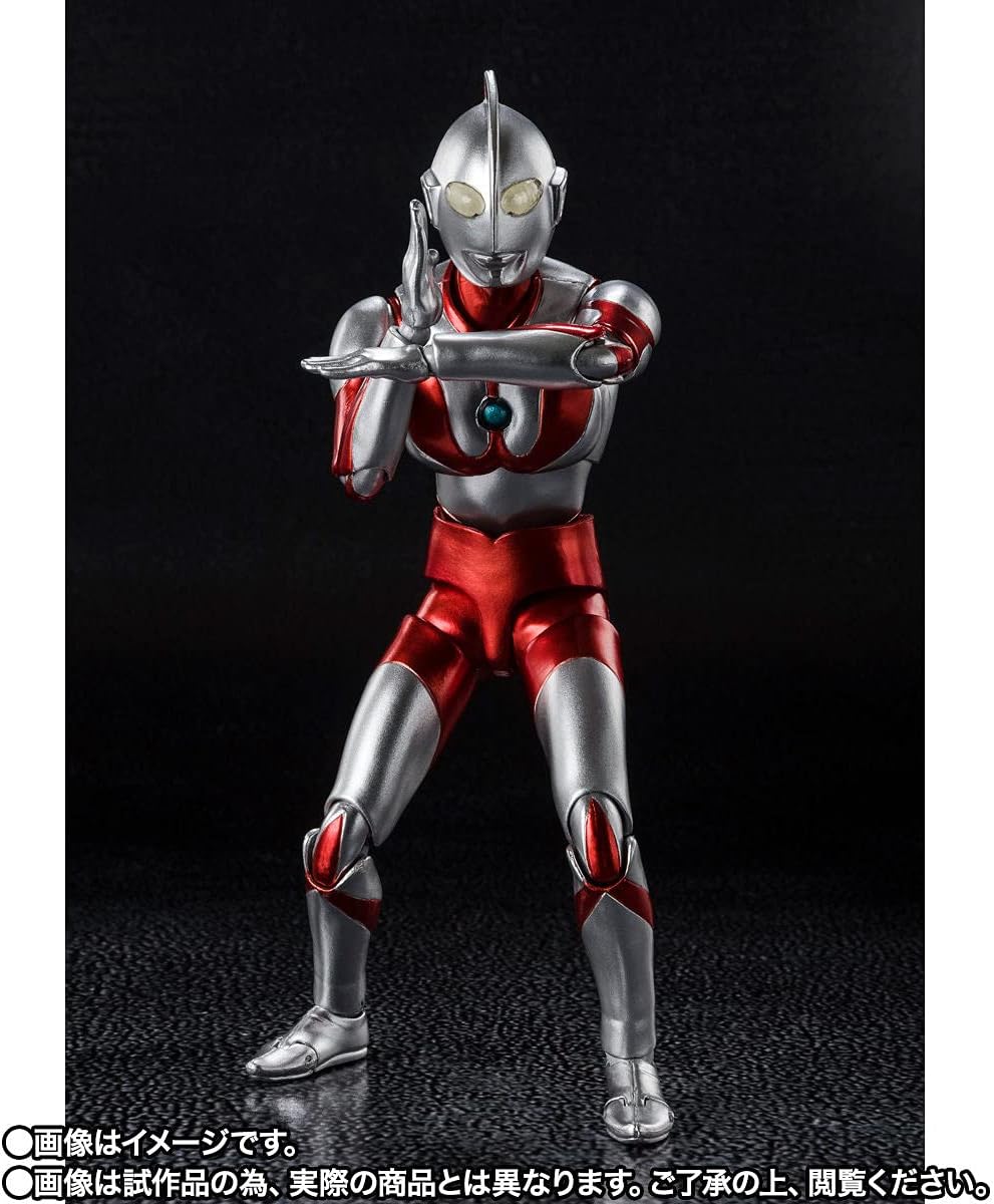 Bandai Spirits S.H. Figuarts Ultra Man 55th Anniversary Version, PVC and ABS, Total Height Approx. 5.9 inches (150 mm), Painted Action Figure