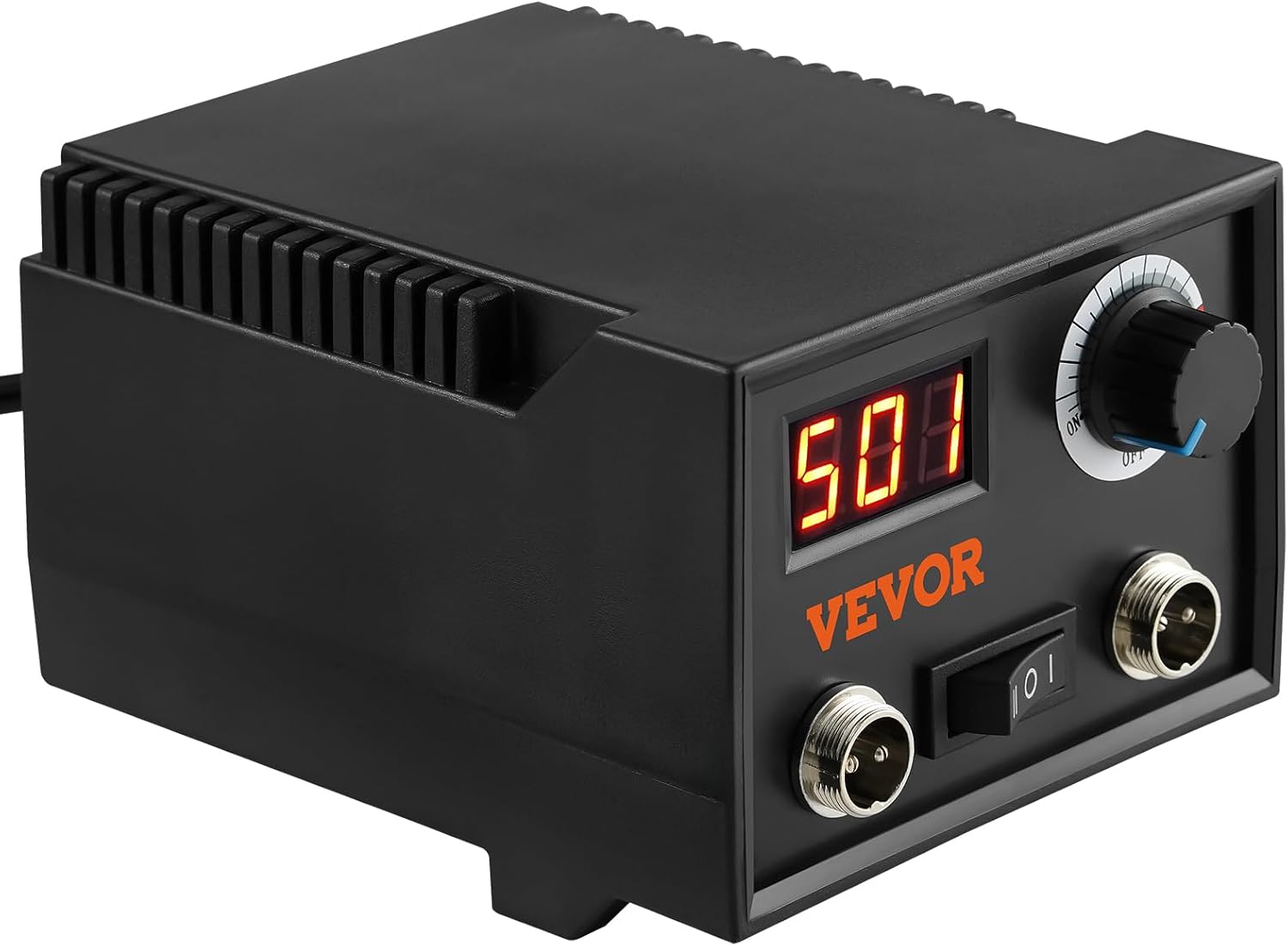 VEVOR Kit de combustión de madera, temperatura ajustable de 200  1,292.0 F con pantalla, puerto de salida doble con 2 bolígrafos de pirografía, 23