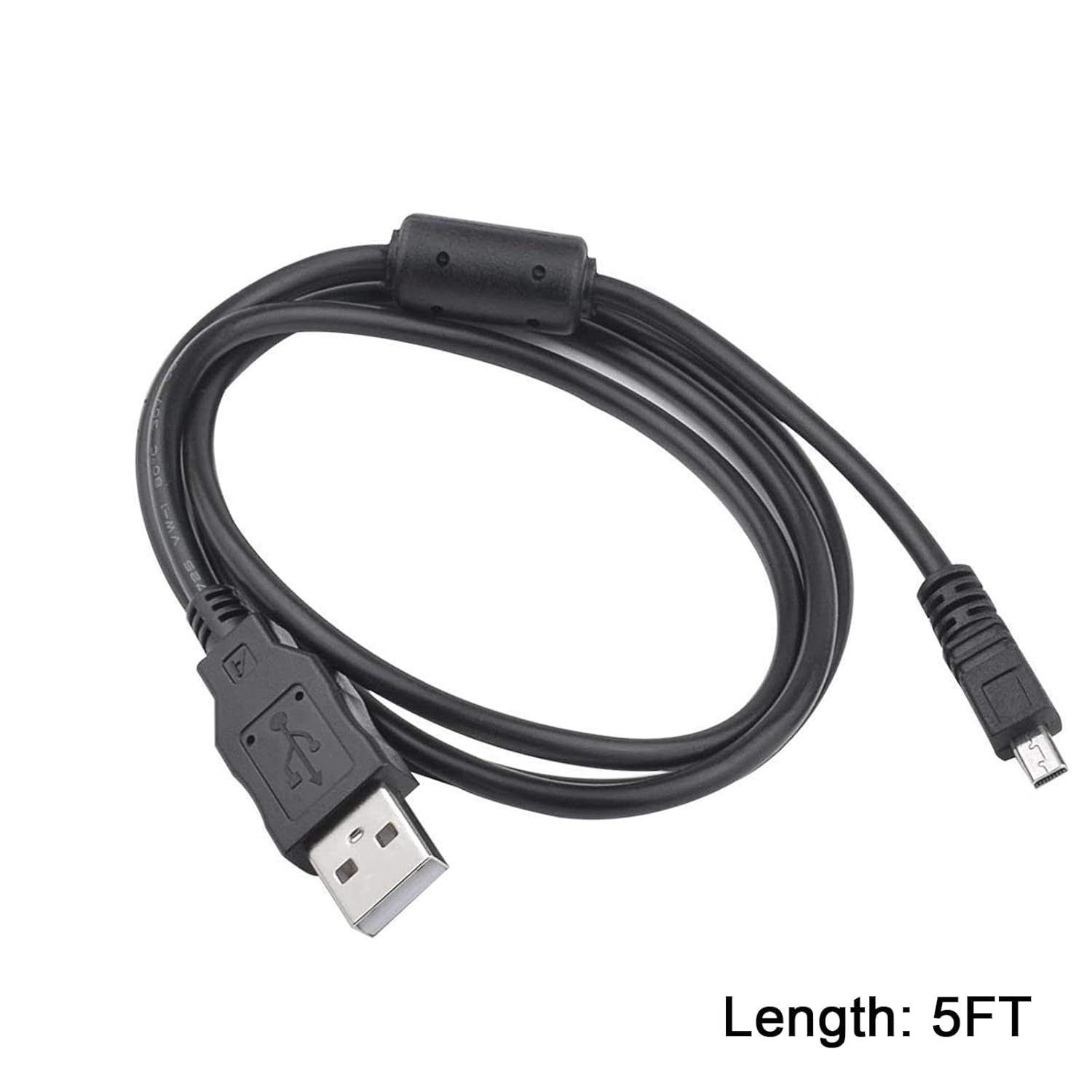 Alitutumao Cable de transferencia de cámara USB UC-E6 UC-E23 UC-E17 compatible con Nikon Coolpix D750, D3300, D5500, D5300, D7100, D7200, Fujifilm