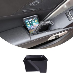 TINKI Bandeja de almacenamiento de reposabrazos de puerta interior de ABS compatible con C7 Corvette Stingray Chevrolet 2014-2019 Z06Grand Sport TINKI Bandeja de almacenamiento de reposabrazos de puerta interior de ABS compatible con C7 Corvette Stingray Chevrolet 2014-2019 Z06Grand Sport