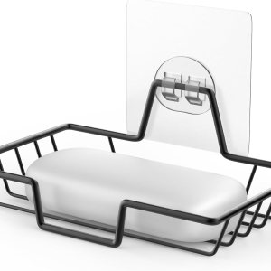 LBshmao-D Soporte para jabonera, soporte para barra de jabón sin perforar, soporte de jabón de acero inoxidable 304, soporte para jabón de acero LBshmao-D Soporte para jabonera, soporte para barra de jabón sin perforar, soporte de jabón de acero inoxidable 304, soporte para jabón de acero