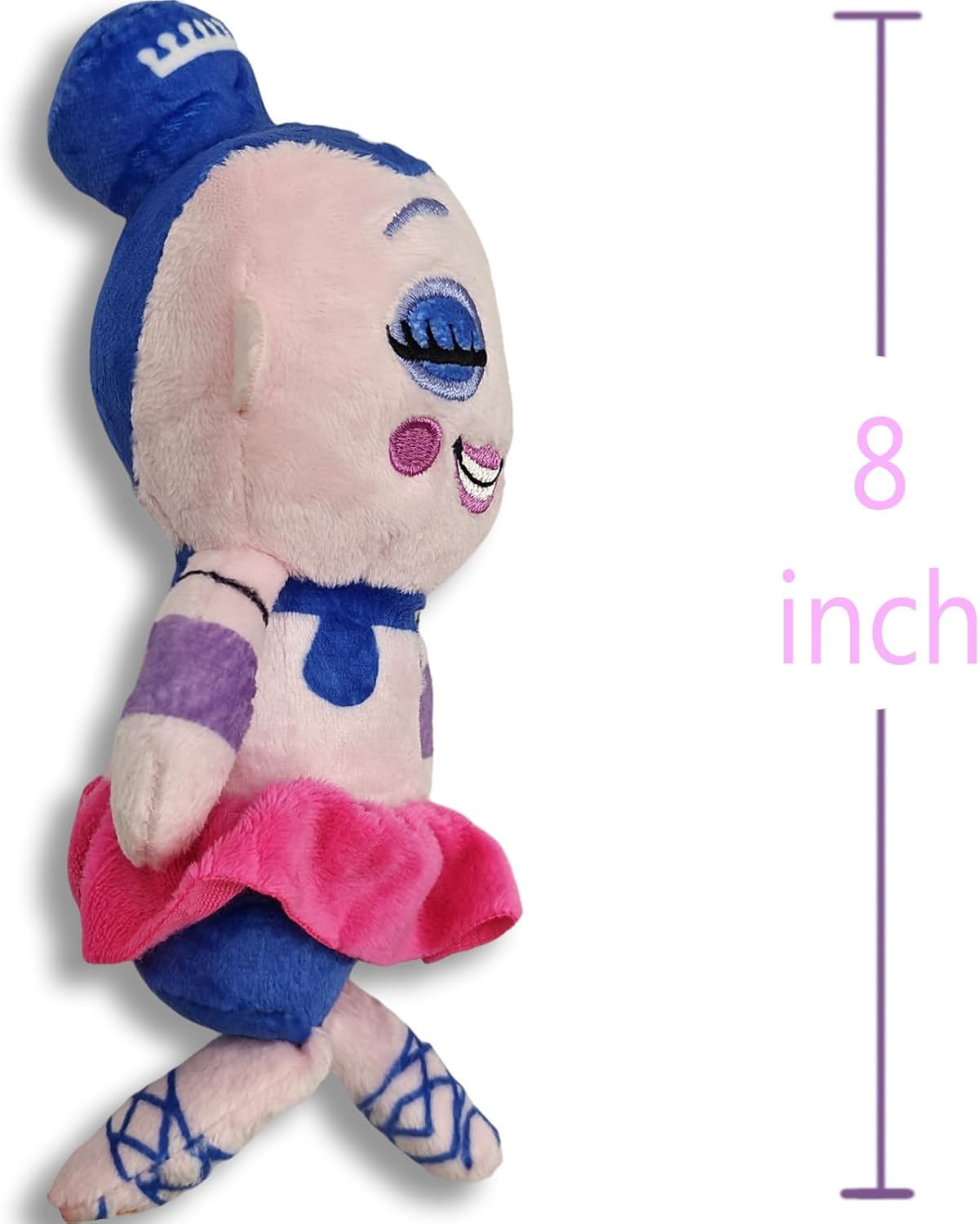 Ballora – Peluche de 8 pulgadas, 5 Nights Freddy’s Plush Toys, para niño y niña, regalo de Navidad, Halloween, cumpleaños