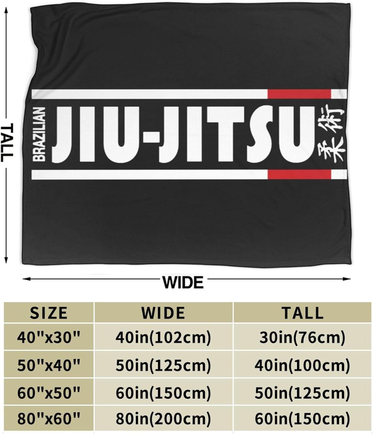 Jiu Jitsu – Manta de franela suave y mullida para sofá, cálida y decorativa