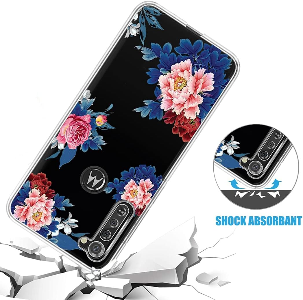 Tothedu Funda protectora para Moto G Stylus 2020, Motorola G Stylus para niñas, transparente, delgada, a prueba de golpes, suave, flexible, de