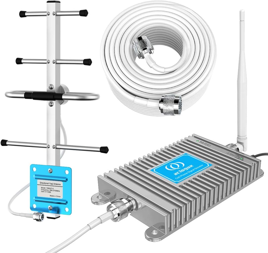 Amplificador de señal de teléfono celular para Verizon 5G 4G LTE 700MHz Band 13 Kits de antena de refuerzo de señal celular, aumenta los datos y