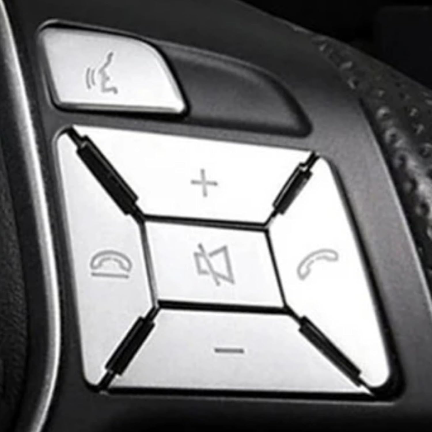 12 piezas de botones para volante, decoración interior de repuesto para Mercedes-Benz Accesorios A B C E SLK SL ML GL ClA GlA W176 W212 W204 W246