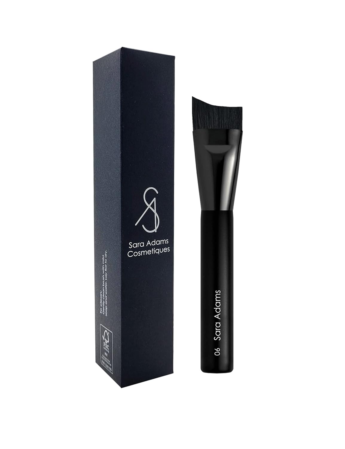 Sara Adams Cosmetiques Maxi Cepillo de contorno plano en ángulo 06