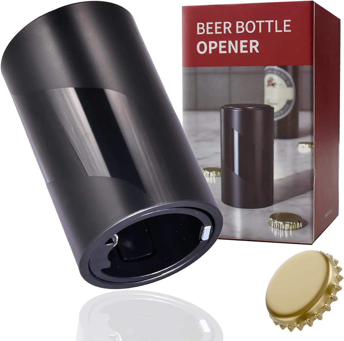 Destapador de Cerveza Divertidos automático con tapa de botella de cerveza para cocas mexicanas, botellas de vidrio con metal, sin daños en las