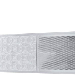 United Pacific Luces traseras LED rojas transparentes para camioneta Chevy Fleetside 1967-1972, cada una United Pacific Luces traseras LED rojas transparentes para camioneta Chevy Fleetside 1967-1972, cada una