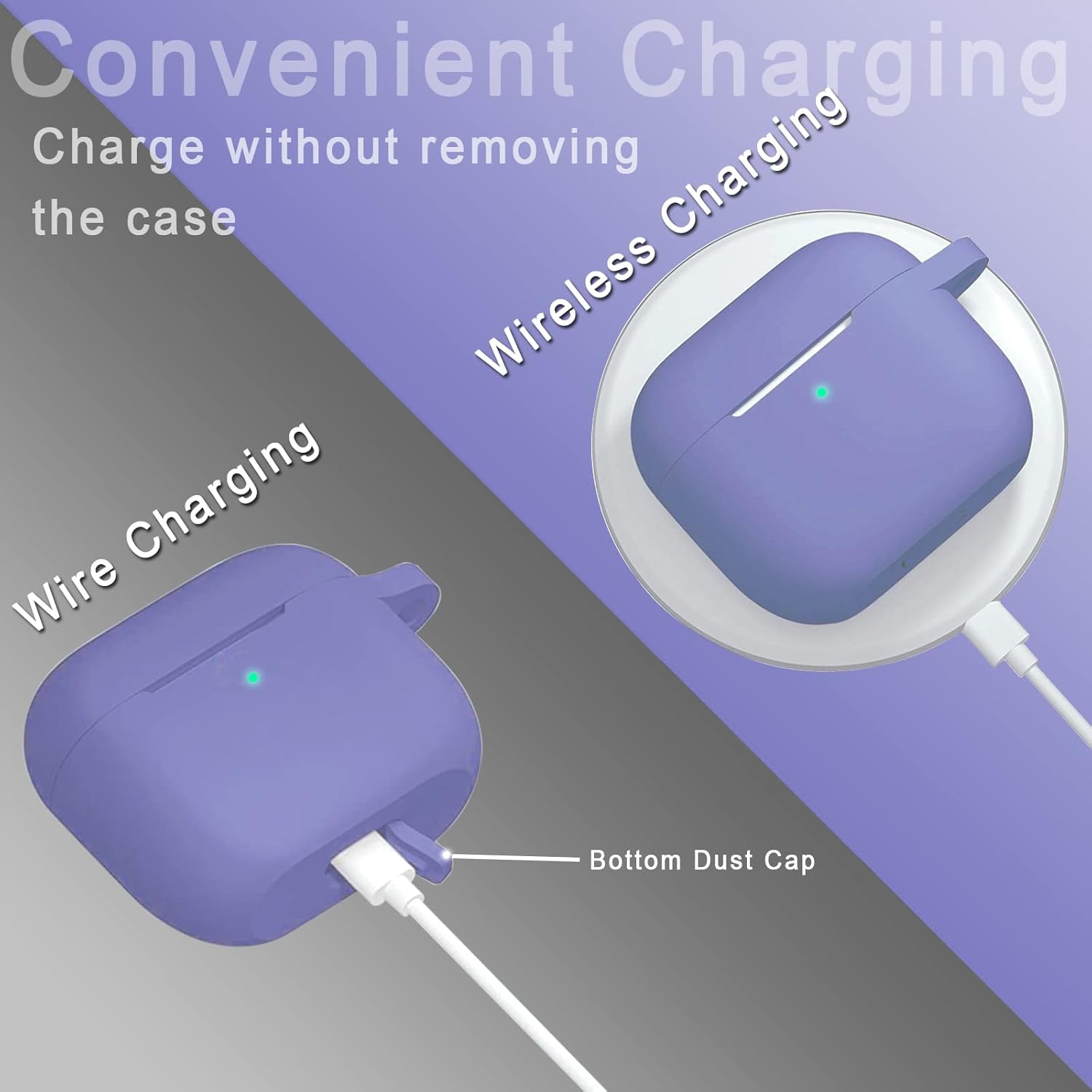Juego de accesorios de funda 14 en 1 para AirPods de 3 generación, kit de silicona para AirPods 3 2021, funda protectora para AirPods Gen 3 de 3