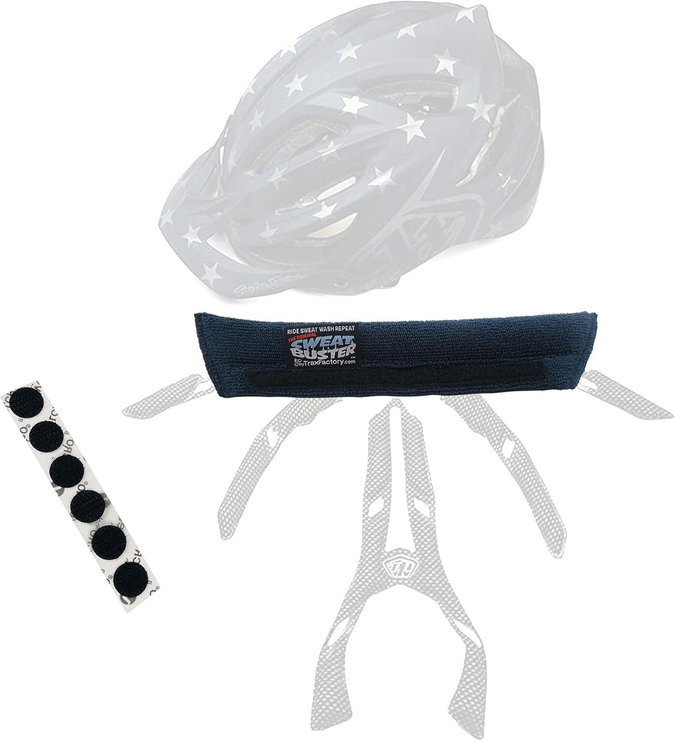 Banda para el sudor del casco de bicicleta evita el goteo de sudor, te mantiene fresco, comodidad premium, integración simple del casco y extracción