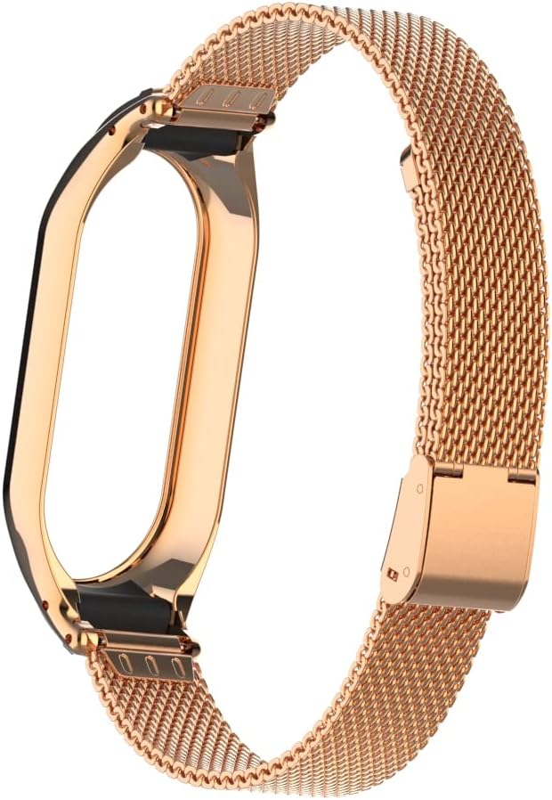 HOPMC Correa de reloj compatible con Xiaomi mi Band 8 correas ajustables con hebilla de metal impermeable correa de repuesto accesorios