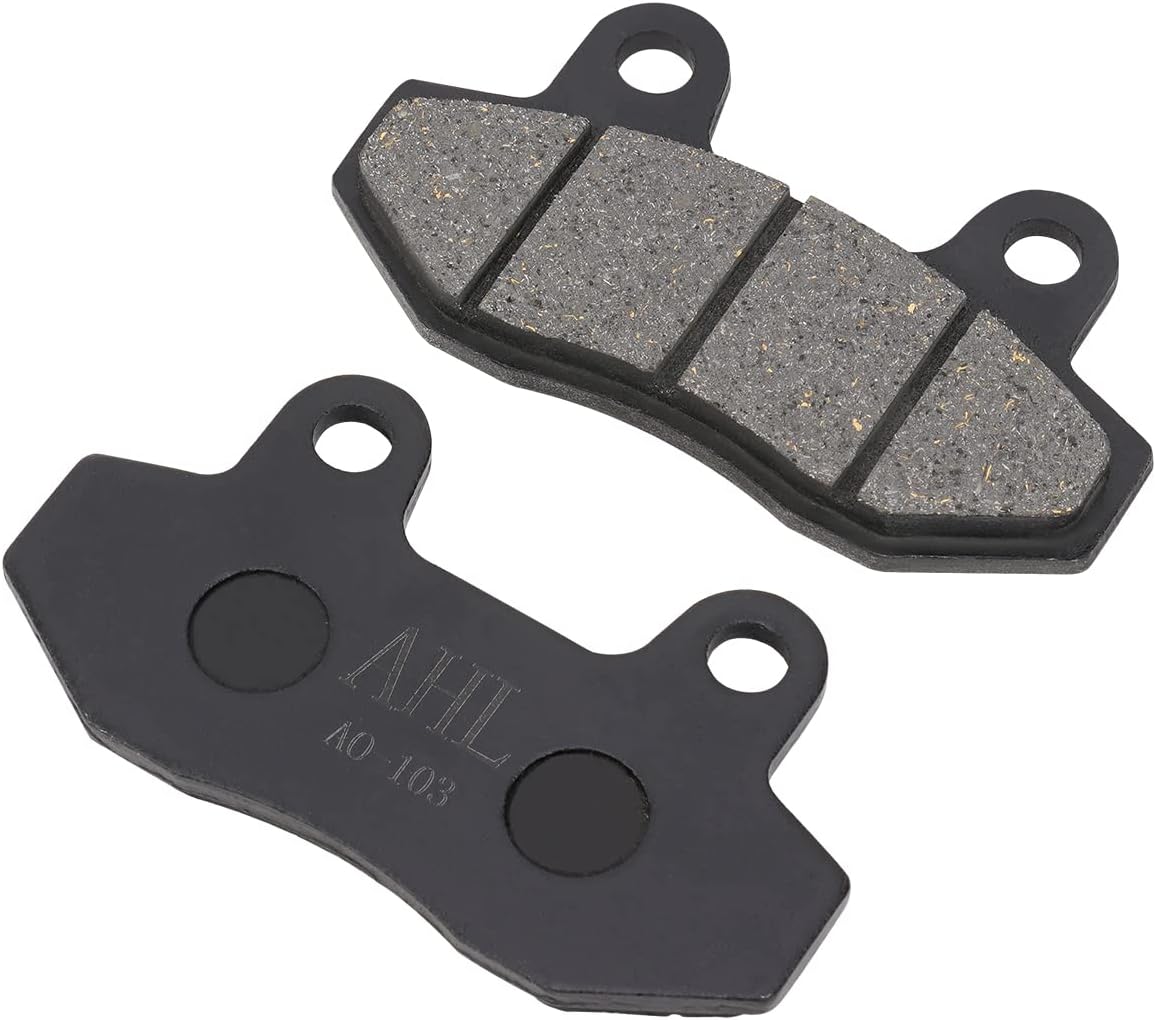 AHL Juego de pastillas de freno semimetálicas para HYOSUNG (ALPHA SPORTS) GT250 GT 250 Naked 2004-2005