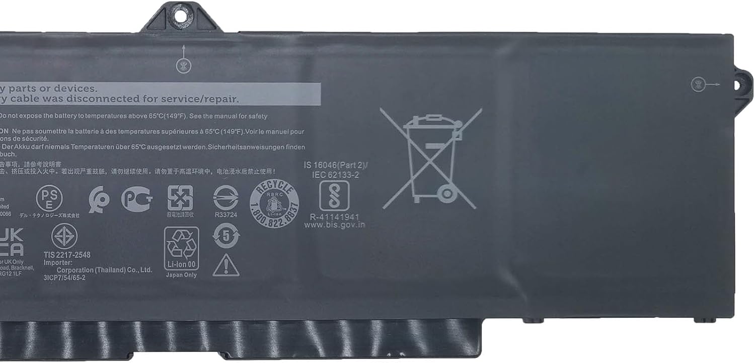 9JRV0 – Batería para portátil de 97 Wh, compatible con Dell Latitude 5521 5531  Precision 3561 3571 3581 3591  Alienware m17 R5 AMD  m18 R1 R2  m18
