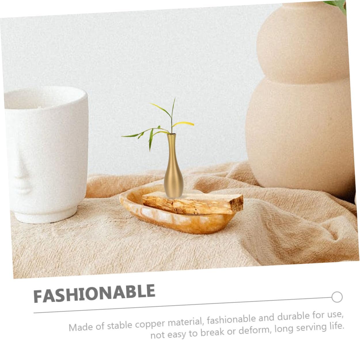 IMIKEYA Florero de un solo brote, jarrón rústico de un solo tallo, mini maceta, decoración de mesa dorada de Navidad, decoración de mesa de comedor,