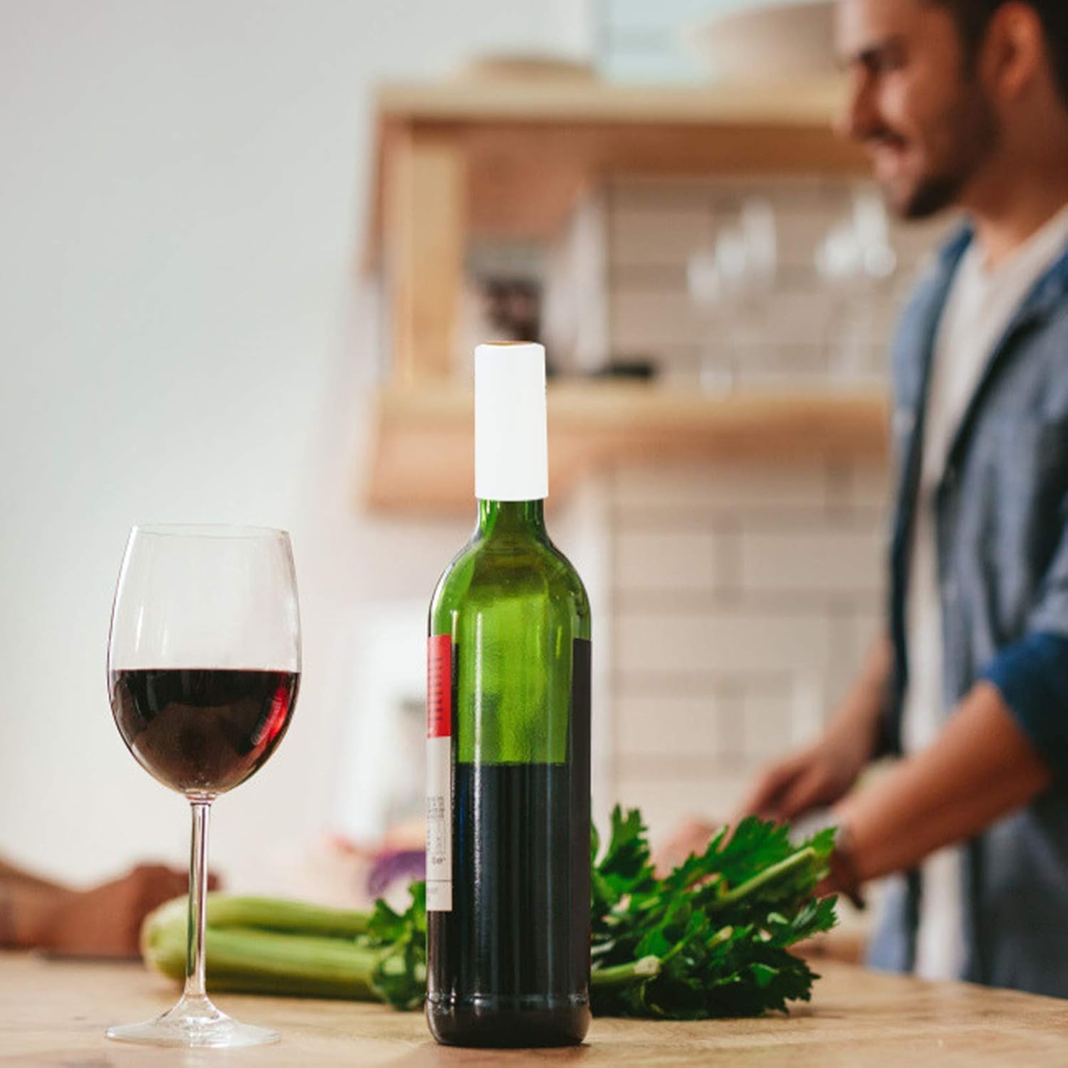 Hemoton 100 cápsulas termorretráctiles para botellas de vino, cápsulas retráctiles para bodegas, uso doméstico, 1.181in