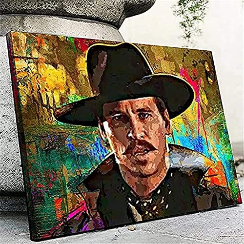 NATVVA Póster de Doc Holliday para sala de estar, lienzo para decoración de pared, impresiones artísticas, pintura, obra de arte, decoración del