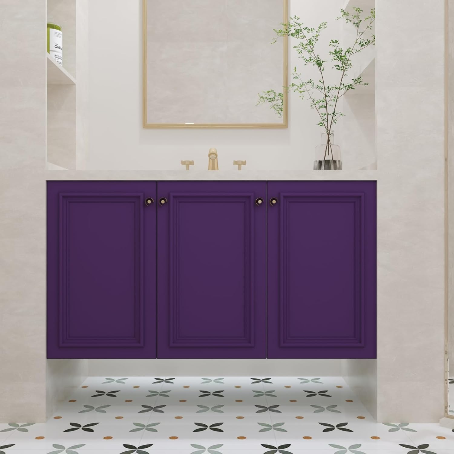 Papel tapiz morado oscuro sólido de 15.8 x 197 pulgadas, papel tapiz de vinilo para despegar y pegar, papel de contacto puro, papel de contacto