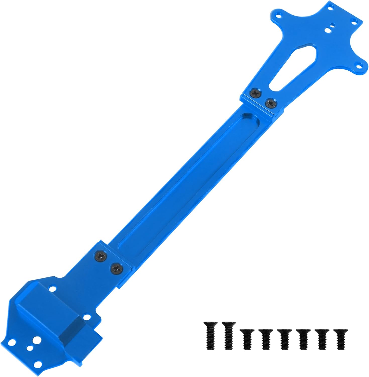 ShareGoo – Bandeja de radio de metal y eje central de transmisión central compatible con WLtoys 124016 124017 124018 124019 112 RC piezas de