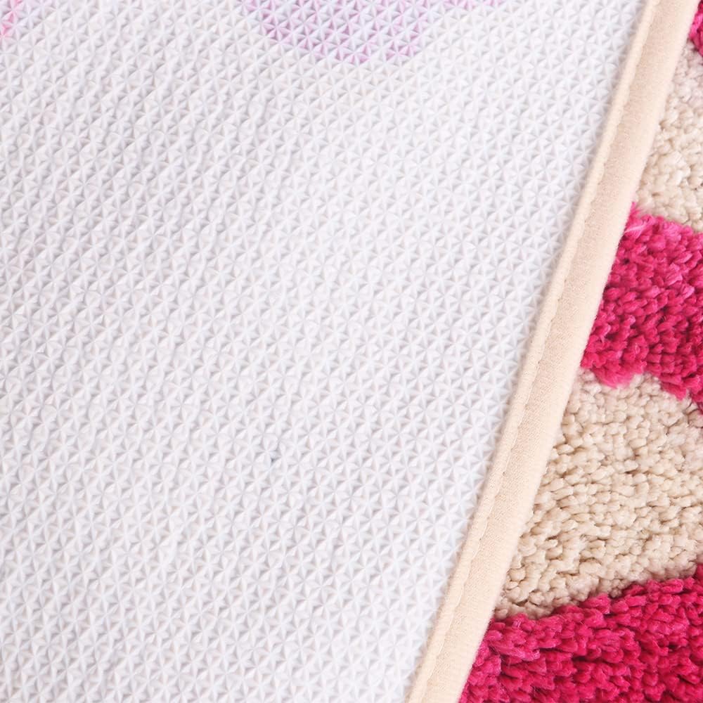 Zeeinx Alfombra de baño con texto en inglés Get Naked, bonita alfombra de baño de microfibra antideslizante, divertida decoración de baño, lavable a