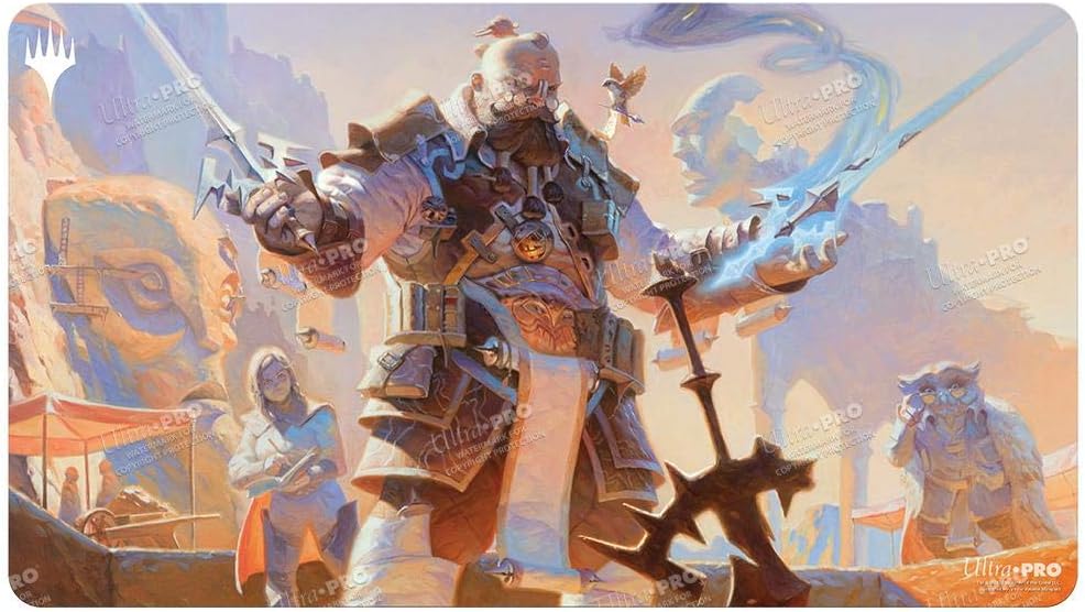 Osgir, The Reconstructor, Strixhaven Playmat con Lorehold para Magic The Gathering