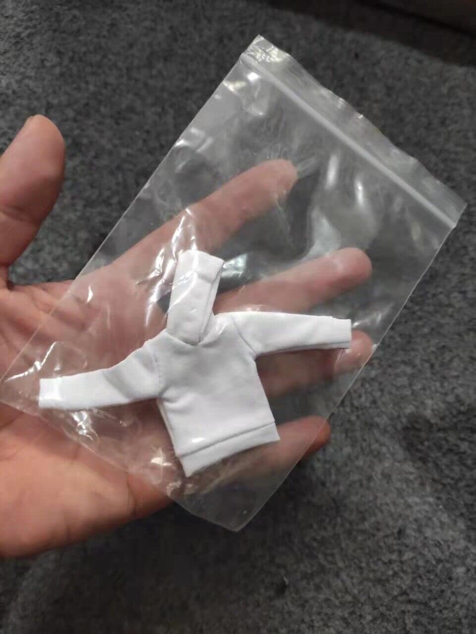 Sudadera con capucha y pantalones vaqueros a escala 112 para cuerpo de 6 pulgadas (sin figura)