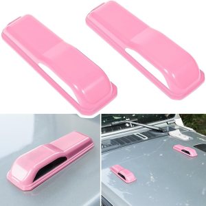 Cubierta de bisagra del capó del motor, accesorios de decoración externa para Jeep 2018-2021 WrangIer J-LU J-L Sport Sahara Freedom Rubicon Cubierta de bisagra del capó del motor, accesorios de decoración externa para Jeep 2018-2021 WrangIer J-LU J-L Sport Sahara Freedom Rubicon