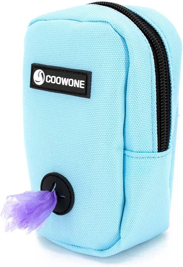 Bolsa de golosinas para perros para entrenamiento, bolsa portátil para pasear perros con dispensador de bolsas para excrementos, bolsas de tamaño de