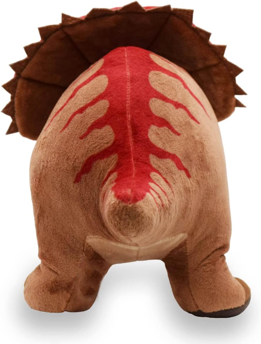 Juguete de peluche realista de dinosaurio Triceratops, peluche de dinosaurio realista, muñeca de animal de simulación