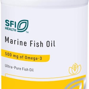 Klaire Labs Aceite de pescado marino  Ultra puro 300 miligramos EPA y 200 miligramos DHA Omega 3 sin sabor sin sabor a pescado, sin gluten (100 Klaire Labs Aceite de pescado marino  Ultra puro 300 miligramos EPA y 200 miligramos DHA Omega 3 sin sabor sin sabor a pescado, sin gluten (100