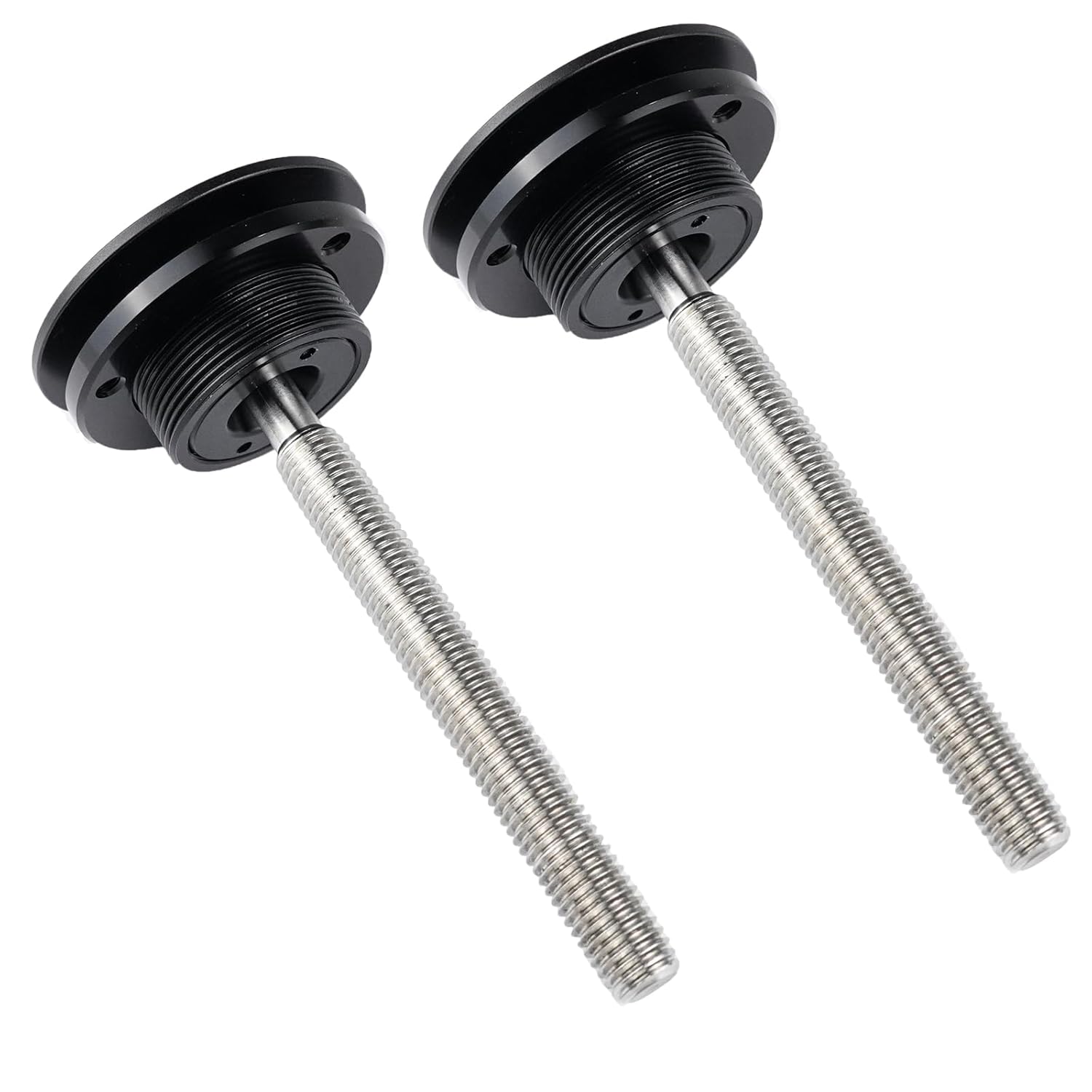 STETION – Pasadores de capó de cierre rápido de 2.44 pulgadas de diámetro, extensión de cabeza de bola, rosca M12 de 5.11 pulgadas de longitud,