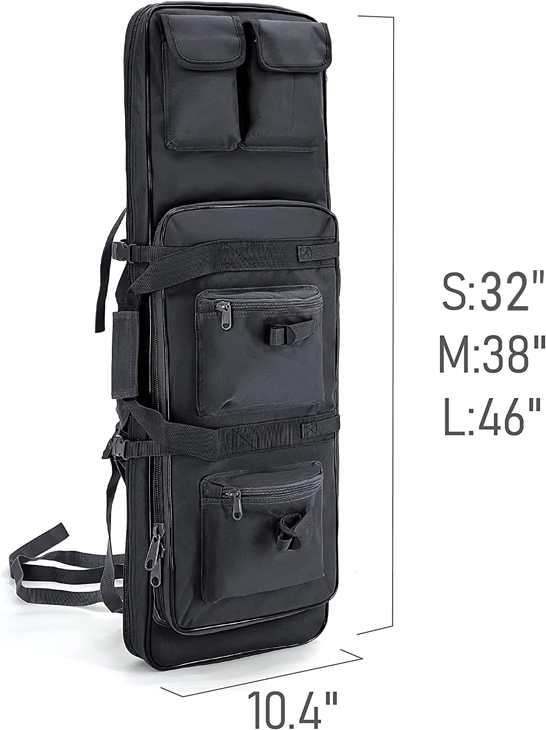 Mochila táctica para rifles, funda suave para rifle, soporte de almacenamiento para caza, senderismo, caña de pescar