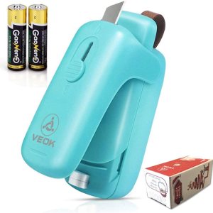 Mini sellador de bolsas, máquina portátil de sellado térmico de bolsas con cortador, sellador de bolsas de chips 2 en 1 de mano para bolsas de Mini sellador de bolsas, máquina portátil de sellado térmico de bolsas con cortador, sellador de bolsas de chips 2 en 1 de mano para bolsas de