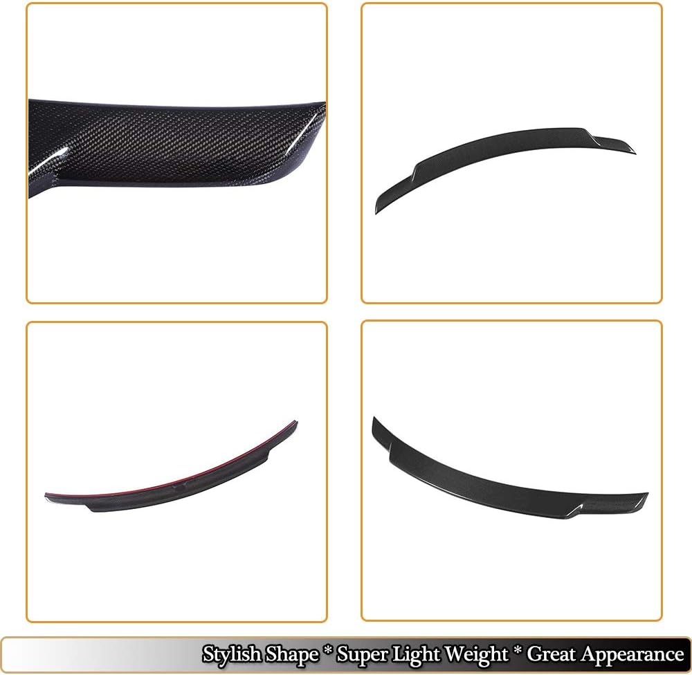 Alerón de maletero compatible con Mercedes Benz CLS Clase W218 Sedan 2012-2018 Factory Outlet CLS350 CLS400 CLS500 CLS550 CLS63 AMG Auto Fibra de