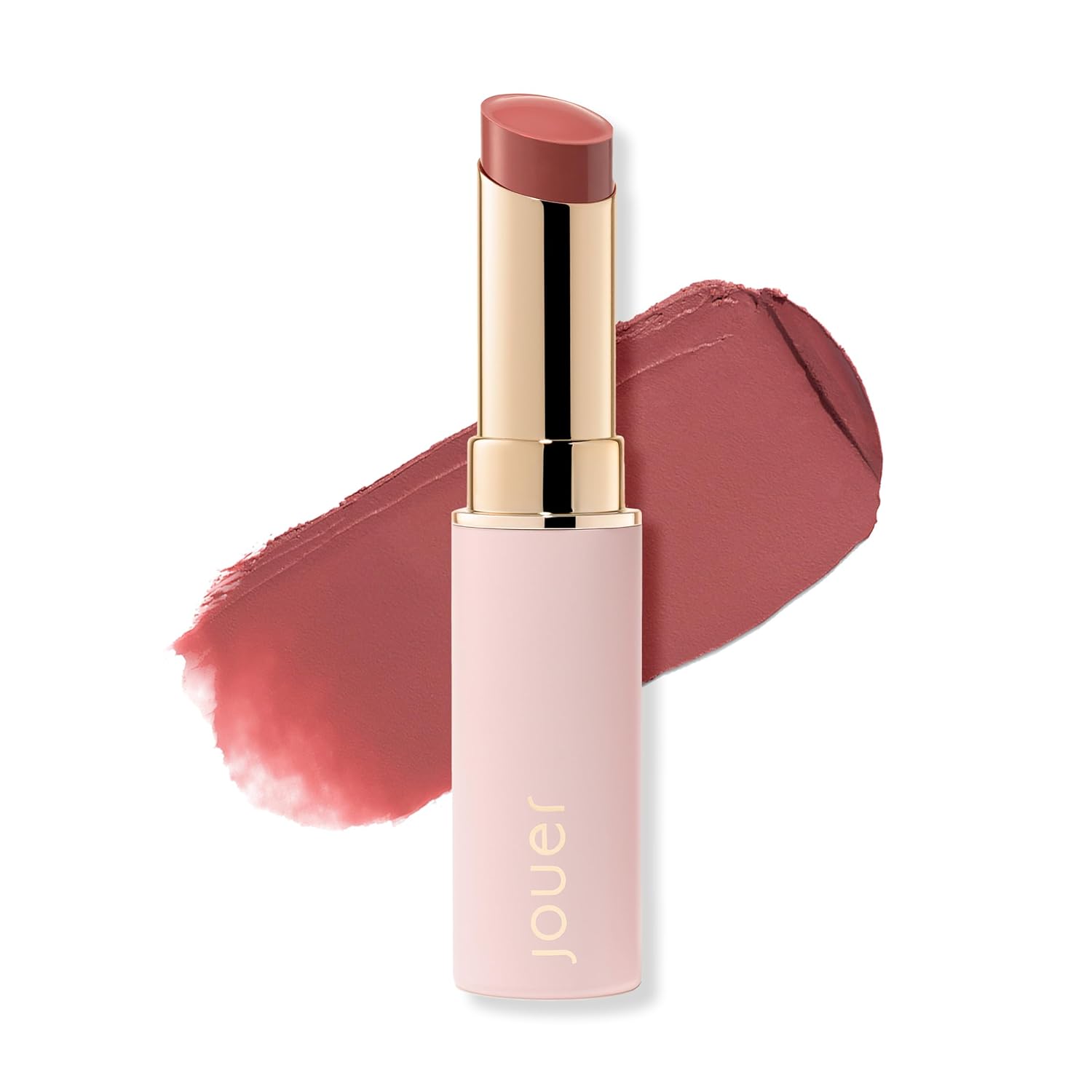 Jouer Balm Bouche Demi-Matte Lip-Sensualité – Bálsamo labial teñido – Tinte labial hidratante de larga duración – Color de labios mate – Fórmula de