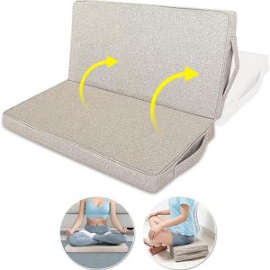 Cojín de suelo de meditación para yoga para adultos, almohadas cuadradas para sentarse, cojín grande de meditación, almohadas de yoga para sentarse Cojín de suelo de meditación para yoga para adultos, almohadas cuadradas para sentarse, cojín grande de meditación, almohadas de yoga para sentarse