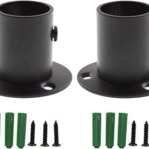 Soporte para barra de cortina de ducha, soportes de barra de acero inoxidable resistente, brida, soporte de extremo de armario, fácil instalación, Soporte para barra de cortina de ducha, soportes de barra de acero inoxidable resistente, brida, soporte de extremo de armario, fácil instalación,