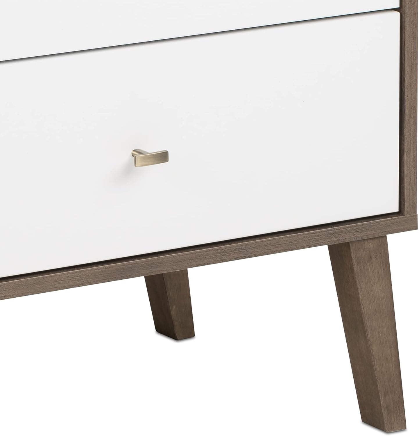 Prepac – Cómoda Milo Mid Century Modern, 6 cajones, multicolor