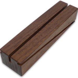 Paquete de 12 soportes de mesa de madera de nogal para letreros acrílicos rústicos, soporte para tarjetas de mesa, números acrílicos, soportes de Paquete de 12 soportes de mesa de madera de nogal para letreros acrílicos rústicos, soporte para tarjetas de mesa, números acrílicos, soportes de