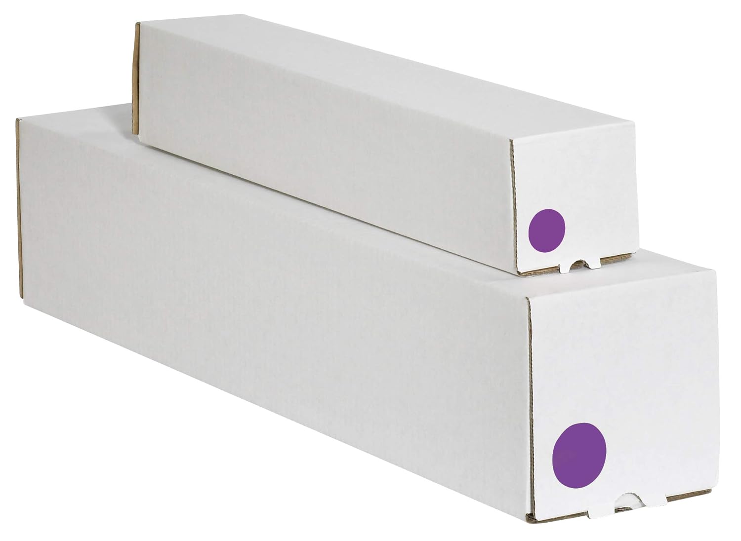 Tape Logic Etiqueta circular de inventario, 4.0 in de diámetro, púrpura, rollo de 500 (DL615M)