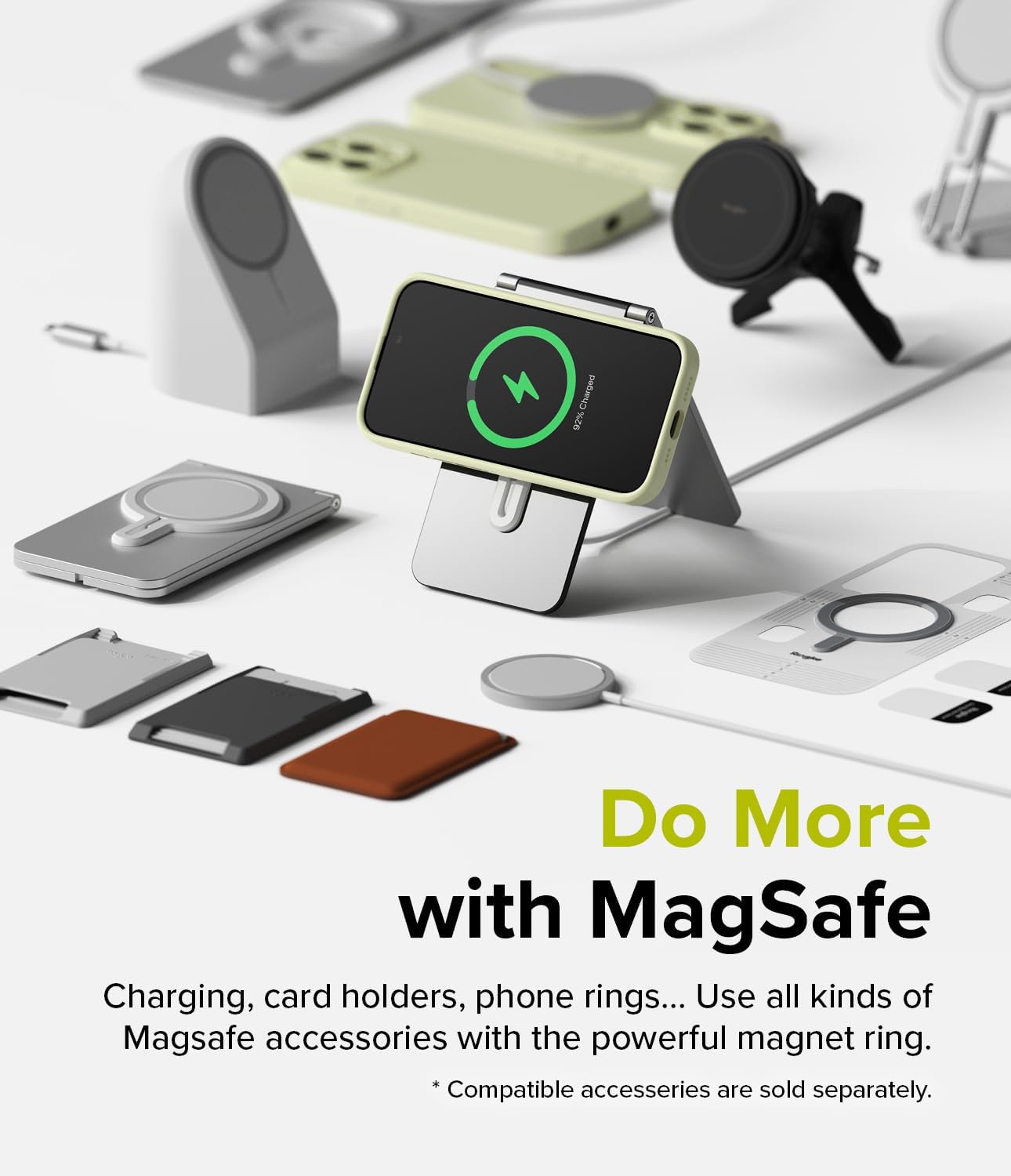 Ringke Funda magnética de silicona compatible con MagSafe diseñada para iPhone 15 Pro Max, se siente aterciopelada, ligera, delgada, linda, suave,