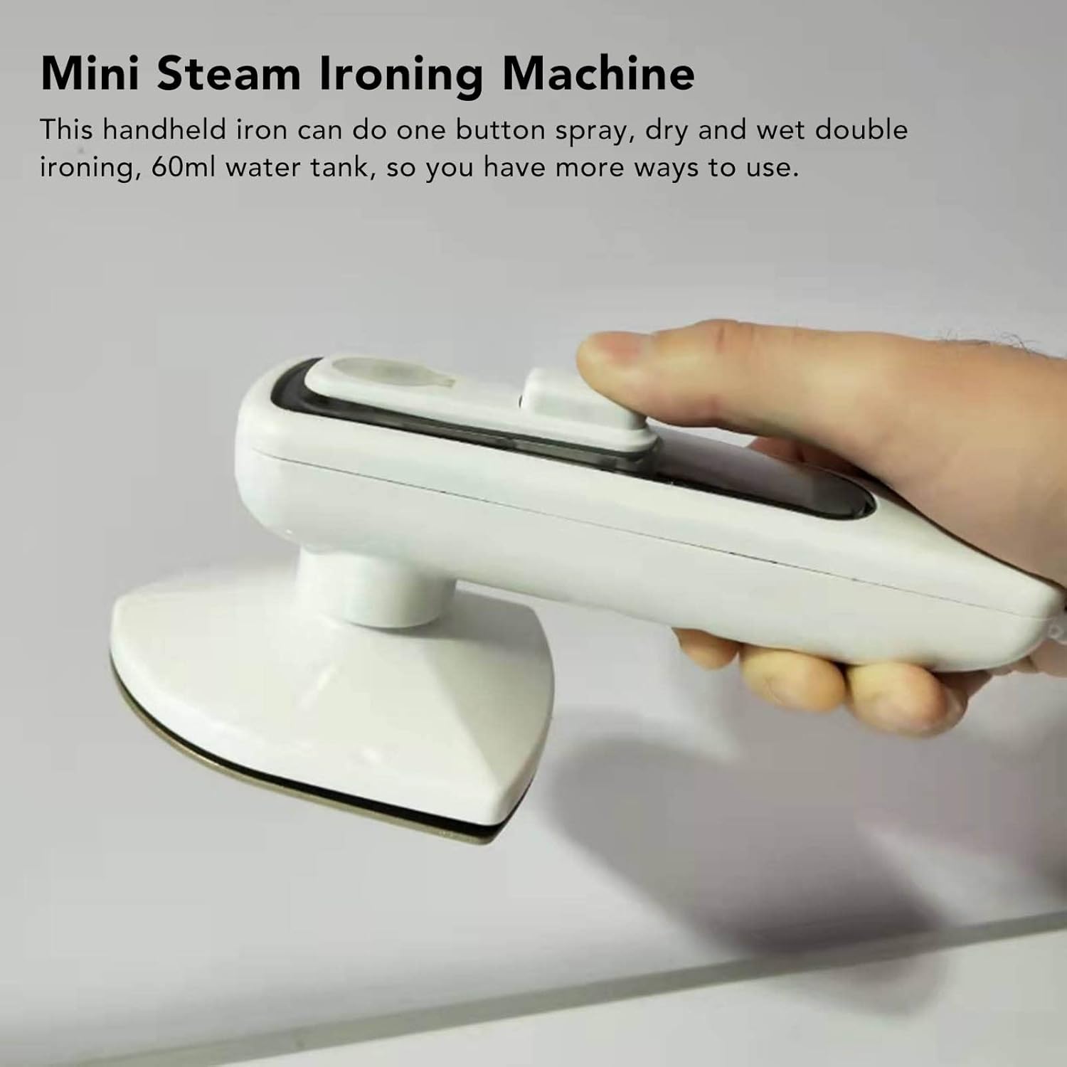 Mini plancha de vapor profesional, vaporizador de mano para ropa, vaporizador de viaje para ropa, mini plancha de vapor de mano, soporte de vapor en