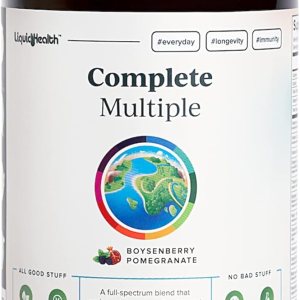 LIQUIDHEALTH Multivitamínico líquido de 32 onzas para hombres y mujeres adultos, apoyo inmunológico natural, sin OMG, vegano, sin gluten, sin LIQUIDHEALTH Multivitamínico líquido de 32 onzas para hombres y mujeres adultos, apoyo inmunológico natural, sin OMG, vegano, sin gluten, sin