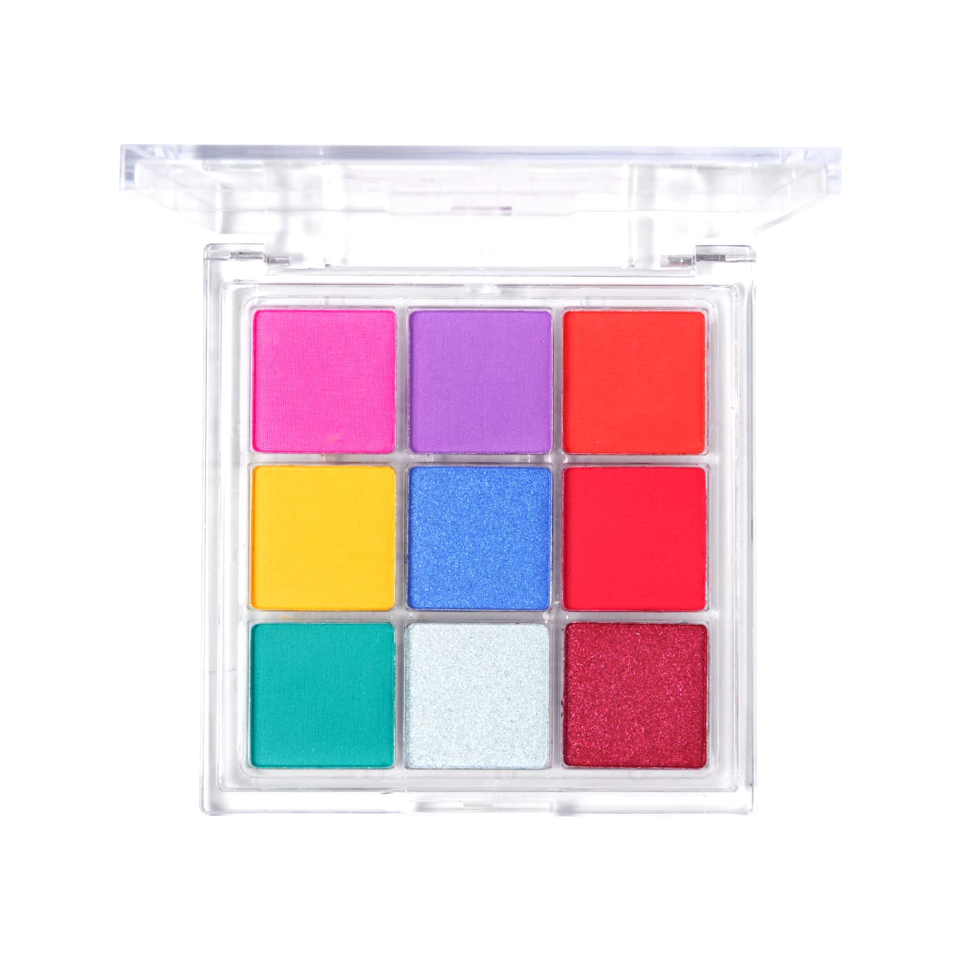 Ruby Kisses Paleta de sombras de ojos altamente pigmentado maquillaje de ojos 9 tonos mate brillante paleta de sombra de ojos metálica, maquillaje