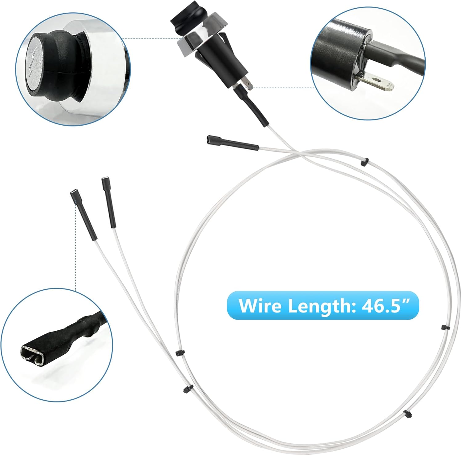 66354 Kit de encendido de parrilla para Weber Genesis II 310315 Series (2016+) Parrillas de gas Piezas de repuesto E310 S310 SE310 E315 S315 CE310