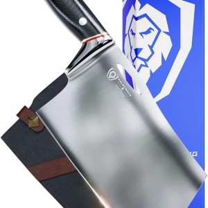 Dalstrong Cuchillo de carnicero de 7 pulgadas, serie Centurion, acero inoxidable sueco 14C28N de alto carbono, mango G10, cuchillo afilado para Dalstrong Cuchillo de carnicero de 7 pulgadas, serie Centurion, acero inoxidable sueco 14C28N de alto carbono, mango G10, cuchillo afilado para