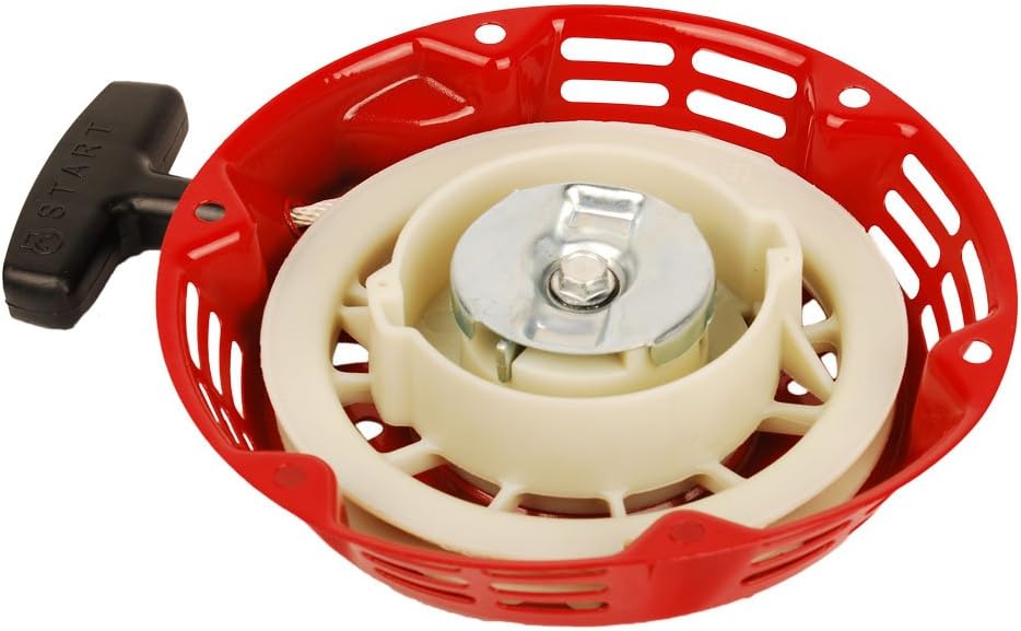 HIFROM Arrancador de retroceso con montaje de copa de arranque de repuesto para mini bicicleta Baja Warrior Heat MB165 MB200 163CC 196CC 5.5HP 6.5HP